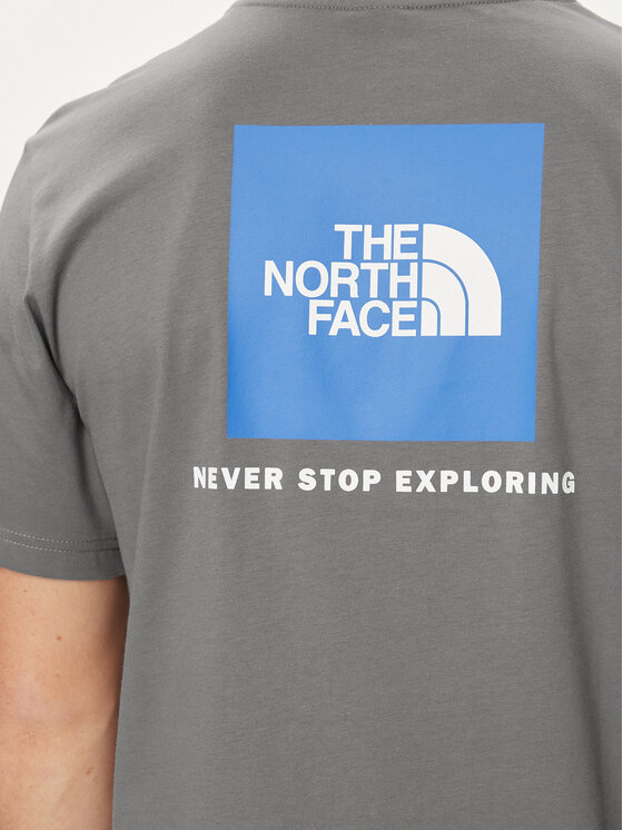 The North Face The North Face Marškinėliai Redbox NF0A87NP Pilka Regular Fit