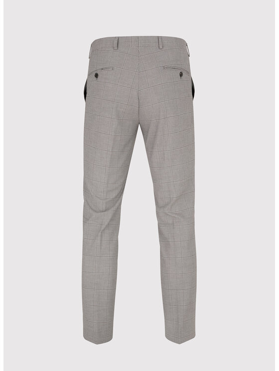 Pako Lorente Pako Lorente Spodnie garniturowe P24SF-6G-018 Brązowy Slim Fit