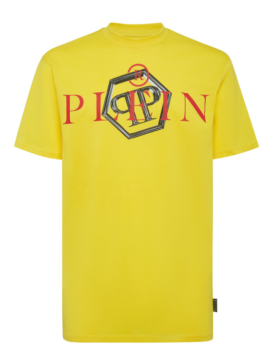 PHILIPP PLEIN PHILIPP PLEIN Tričko 115 Žltá Regular Fit