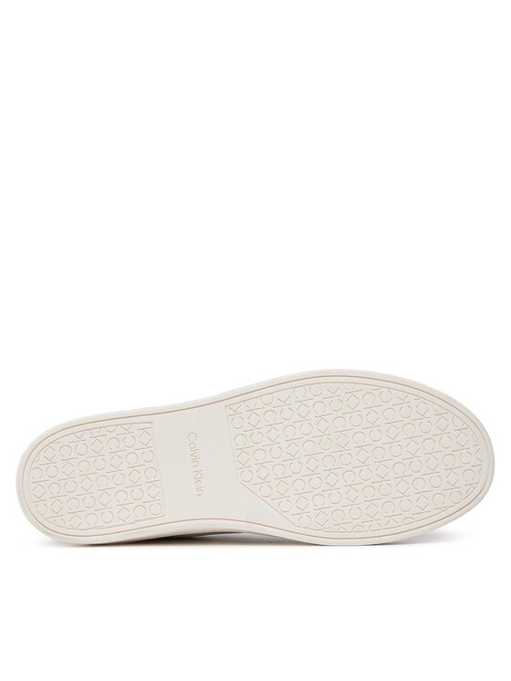 Calvin Klein Calvin Klein Sneakers Low Top Lace Up Archive Stripe HM0HM01292 Bianco
