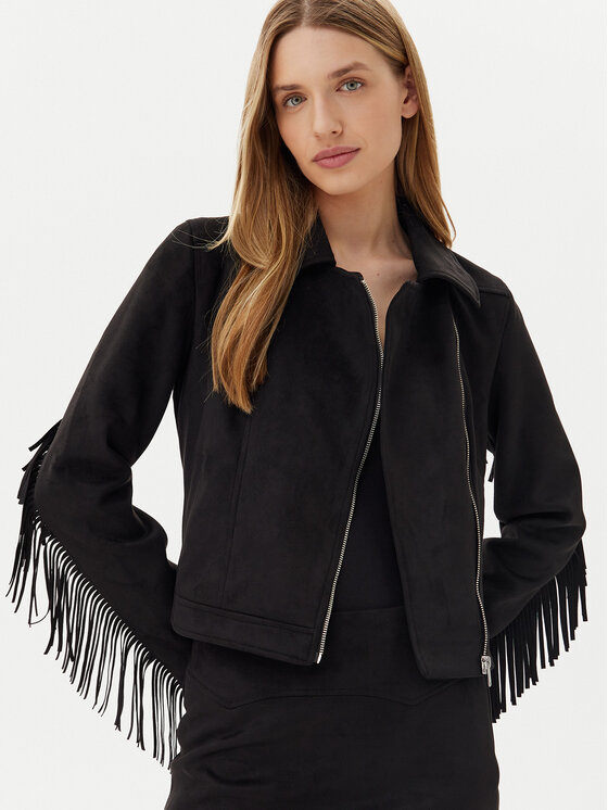 Noisy May Noisy May Яке от имитация на кожа Abby 27033110 Черен Regular Fit