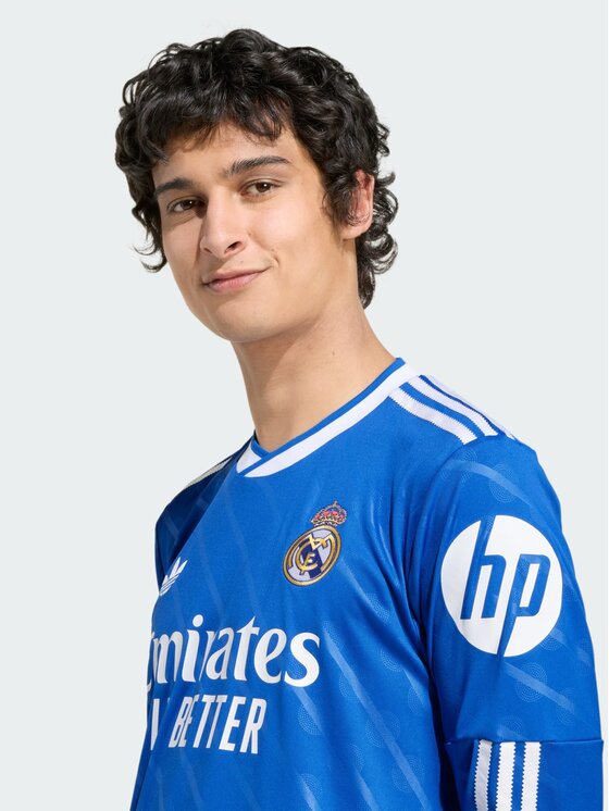 adidas adidas Koszulka techniczna Real Madrid Błękitny Slim Fit