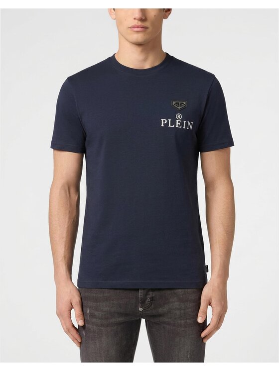 PHILIPP PLEIN PHILIPP PLEIN T-shirt 31619 Blu scuro Regular Fit