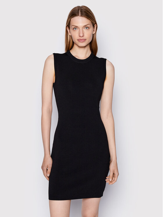 Gestuz Rochie de zi Matthea 10906329 Negru Slim Fit