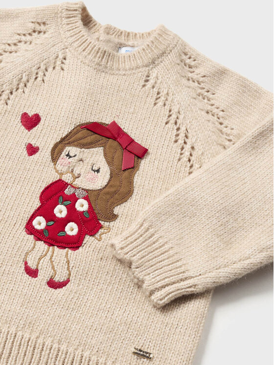 Mayoral Mayoral Sweater 2.309 Bézs Regular Fit