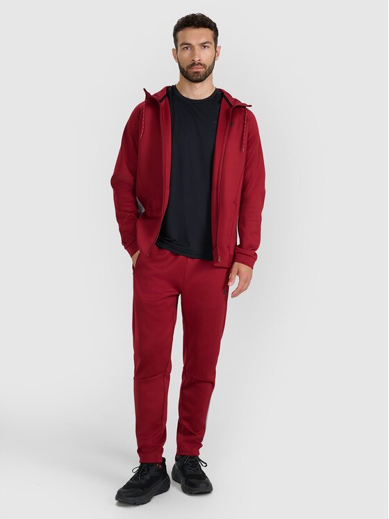 4F 4F Pantaloni da tuta 4FWAW25TFTRM0936-61S Rosso Regular Fit