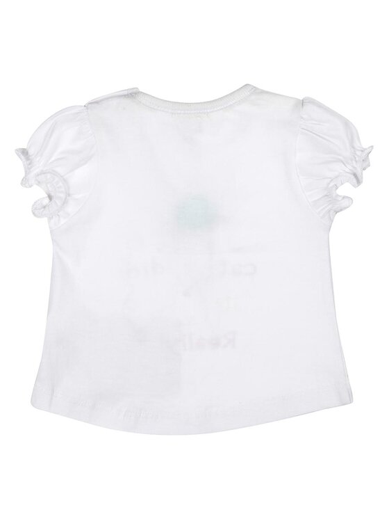 Kanz Kanz T-Shirt 1436731-1000 Biały Basic Fit