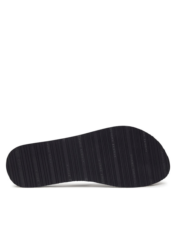 Tommy Hilfiger Tommy Hilfiger Zehentrenner Th Corporate Sandal FW0FW09610 Dunkelblau