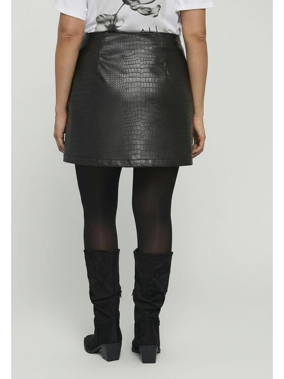 Fiorella Rubino Fiorella Rubino Minigonna 1000T000371N033 Nero A-Line Fit