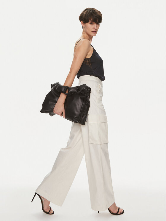 Edited Edited Hlače Malena Bijela Wide Leg
