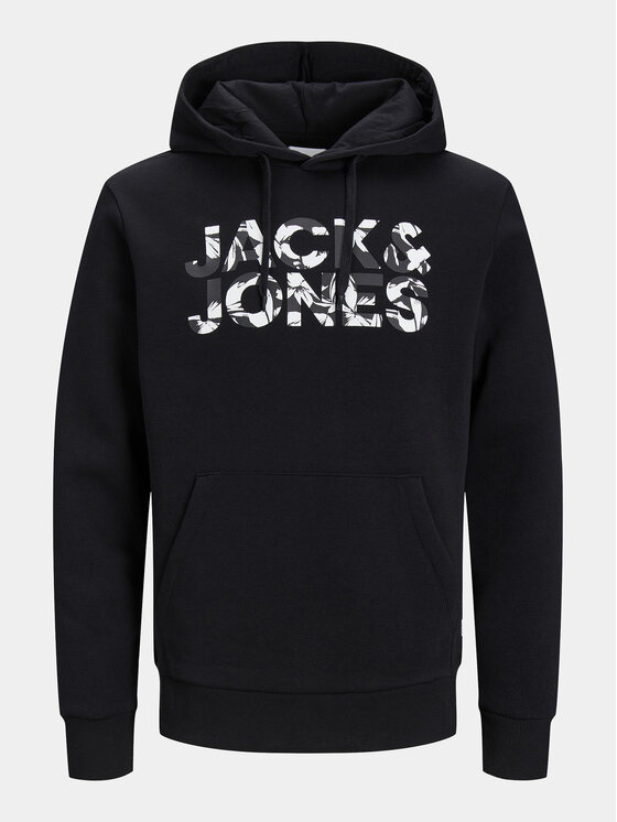 Jack & Jones Jack & Jones Bluza Jeff 12250682 Czarny Standard Fit