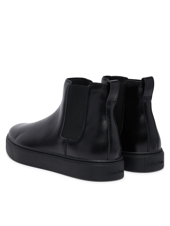 Calvin Klein Calvin Klein Chelsea Hybrid Clean Chelsea Wax Lth HM0HM02253 Nero