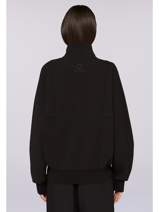 Trussardi Trussardi Felpa G8406000191N033 Nero Regular Fit