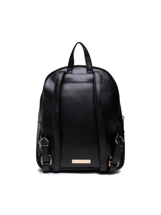 Aldo black leather backpack online