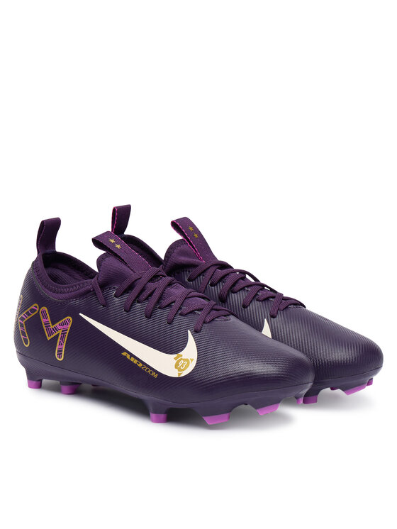Nike Nike Buty do piłki nożnej Jr Zoom Vapor 16 Acad Km Fg/Mg FQ8394-500 Fioletowy
