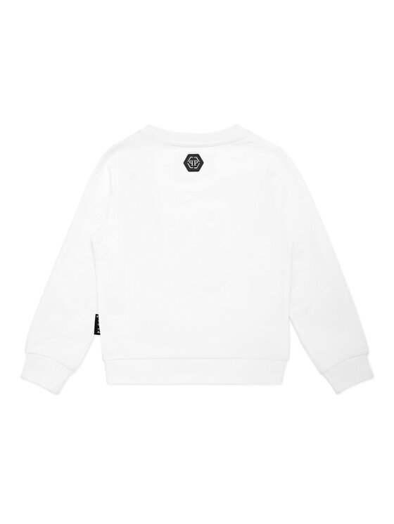 PHILIPP PLEIN PHILIPP PLEIN Bluza 28169 Biały Regular Fit