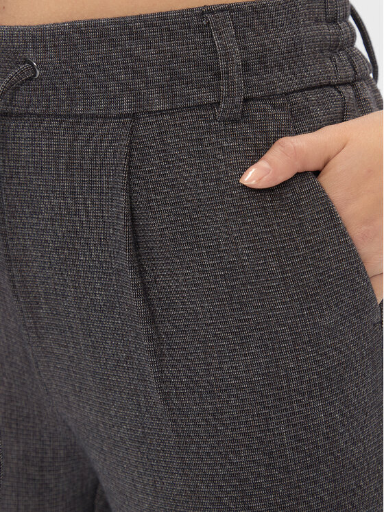 ONLY ONLY Spodnie materiałowe 15309862 Szary Regular Fit