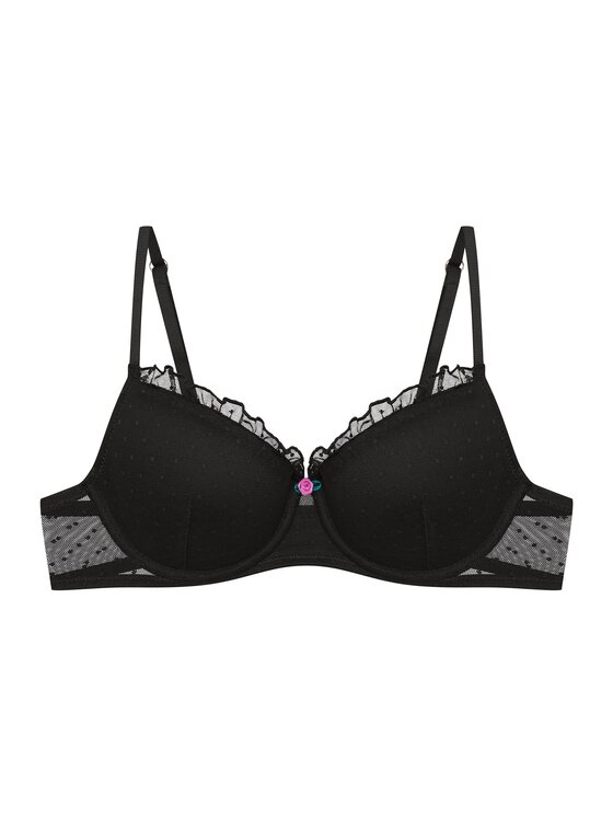 Esotiq Esotiq Biustonosz push-up 42488 Czarny