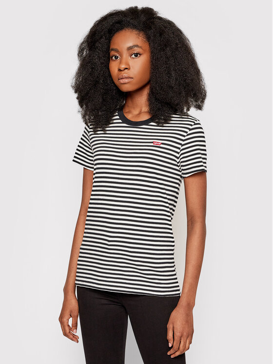 Levi's® Levi's® T-Shirt The Perfect 39185-0087 Černá Regular Fit