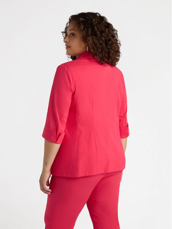 Fiorella Rubino Fiorella Rubino Giacca outdoor Q513T000192N019 Rosso Slim Fit