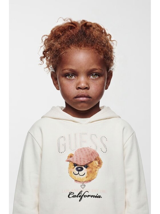 Guess Kids Guess Kids Sweter 183841 Beżowy Classic Fit