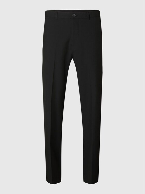 Selected Pantaloni palazzo 16096226_black Nero Regular Fit
