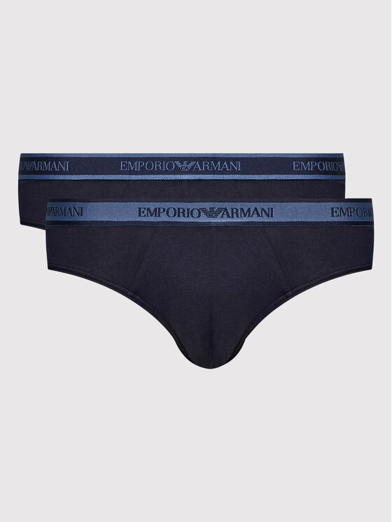 Emporio Armani Underwear Emporio Armani Underwear Súprava 3 kusov slipov 111734 2F717 40035 Tmavomodrá