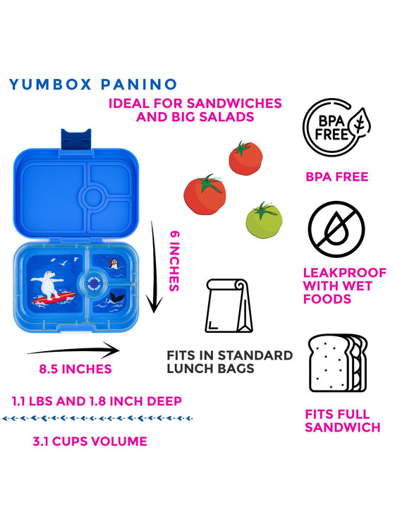 Yumbox Lunchbox Panino Niebieski | Modivo.pl