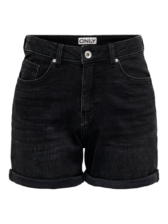ONLY ONLY Jeansshorts Josephine 15321381 Schwarz Regular Fit