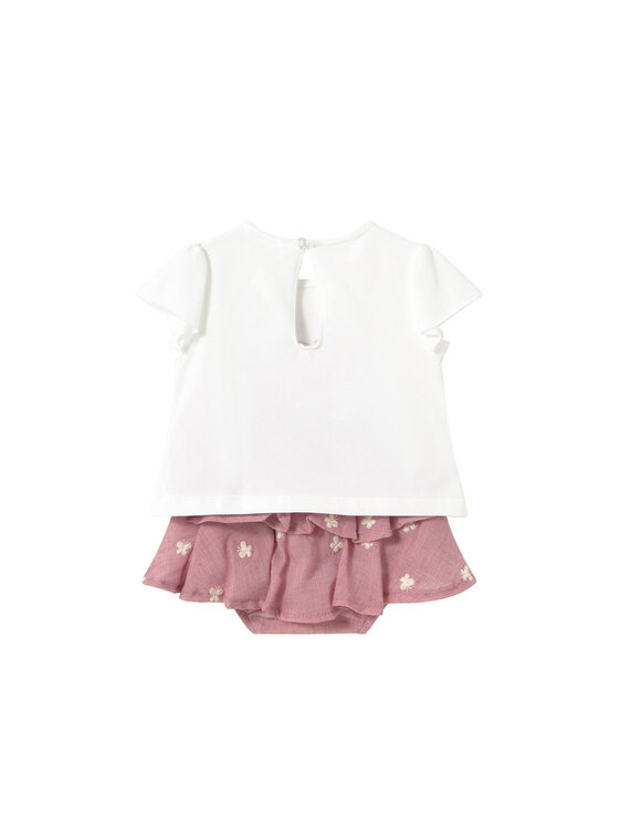 Mayoral Mayoral Set T-Shirt und Rock 1853 Rosa Regular Fit