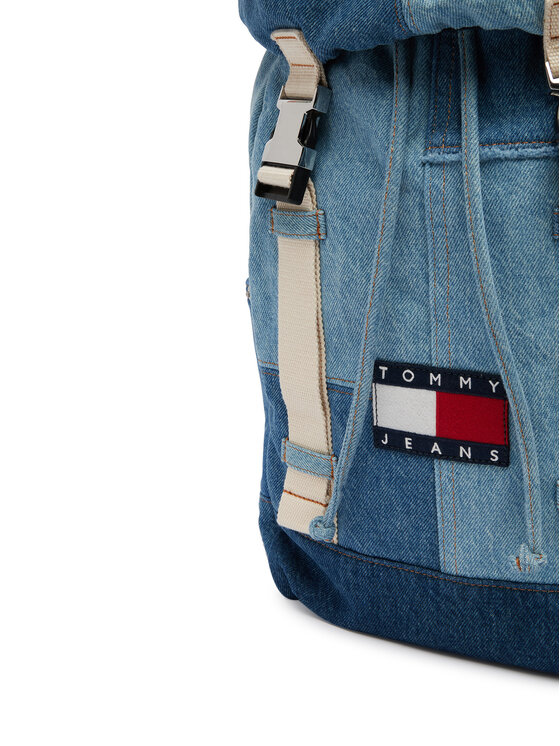 Tommy Jeans Tommy Jeans Plecak Tjm Denim Patchwork Backpack AM0AM14268 Niebieski