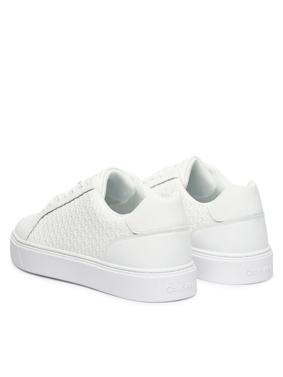 Calvin Klein Jeans Calvin Klein Jeans Sneakers Classic Cupsole Laceup Aop YM0YM01431 Alb