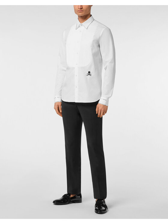 PHILIPP PLEIN PHILIPP PLEIN Koszula 28041 Biały Regular Fit