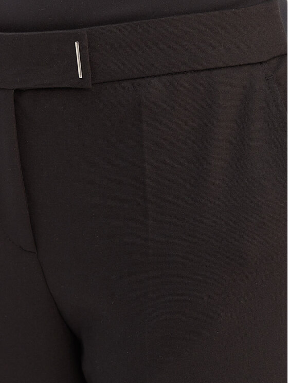 BOSS BOSS Spodnie materiałowe Tapria-Crop 50556341 Czarny Slim Fit