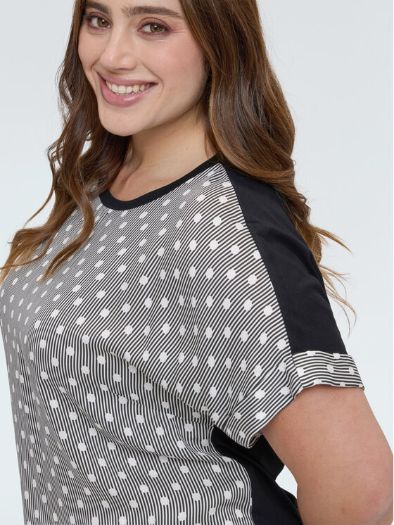 Fiorella Rubino Fiorella Rubino T-Shirt G0E3L009334N0S1 Czarny Regular Fit