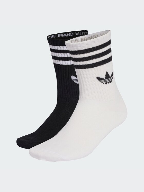 adidas adidas Skarpety długie 3-STRIPES CREW SOCKS 10 PAIRS Biały