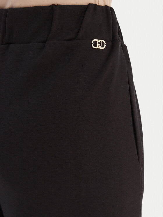 Liu Jo Sport Liu Jo Sport Teplákové nohavice TA6026 JS182 Čierna Relaxed Fit