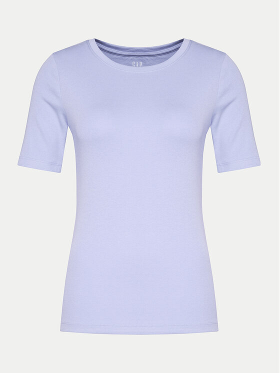 Gap Gap T-shirt 540635-11 Ljubičasta Slim Fit