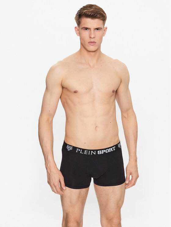 Plein Sport Plein Sport Μποξεράκι Tiger SACC MUY0356 SJY001N Μαύρο