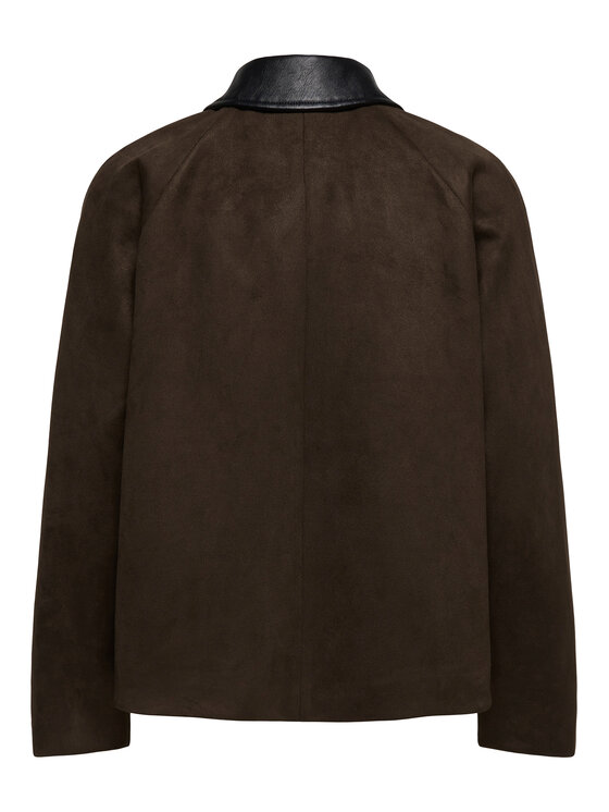 ONLY ONLY Jacke aus Kunstleder Abbie 15372234 Braun Regular Fit