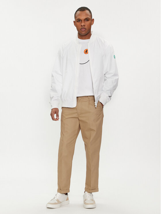 Save The Duck Save The Duck Куртка бомбер D31163U WIND18 Білий Regular Fit