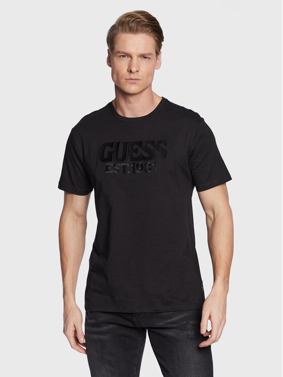 T-shirt M3GI56 K9RM3 Nero Slim Fit