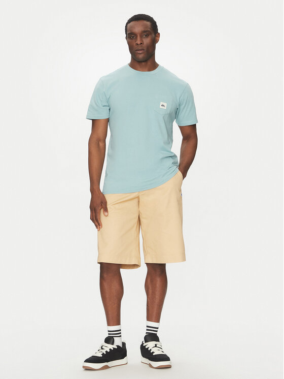 Quiksilver Quiksilver T-Shirt EQYZT08062 Błękitny Regular Fit