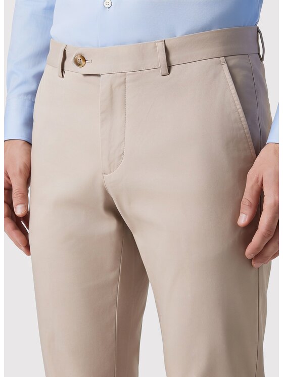 Pako Lorente Pako Lorente Chinosy P26WF-WX-003 Beżowy Regular Fit