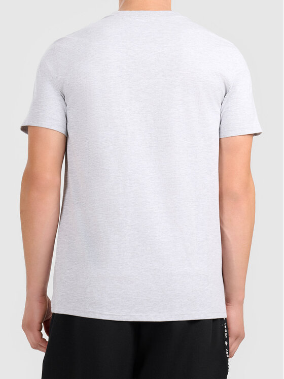 4F 4F T-Shirt 4FWAW26TTSHM3565-27M Szary jasny Active Fit