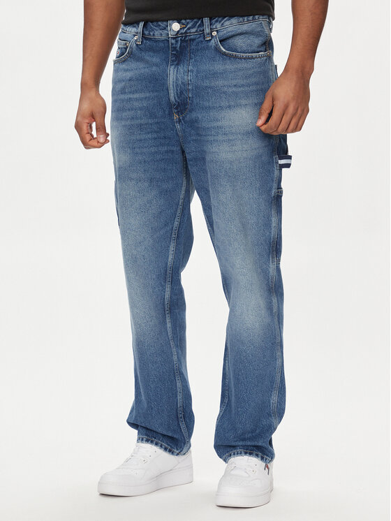 Tommy Jeans Tommy Jeans Jeans hlače Skater DM0DM18717 Modra Relaxed Fit