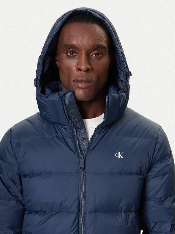 Calvin Klein Jeans Calvin Klein Jeans Pūkinė striukė LV04RC518G Tamsiai mėlyna Regular Fit