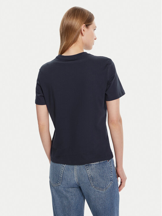 Calvin Klein Jeans Calvin Klein Jeans Tričko Classic Monologo LV047D873G Tmavomodrá Regular Fit