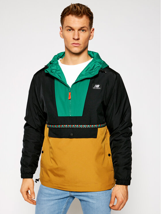 New Balance Kurtka anorak Athletics Terrain NBMJ03514 Kolorowy Relaxed Fit Modivo.pl