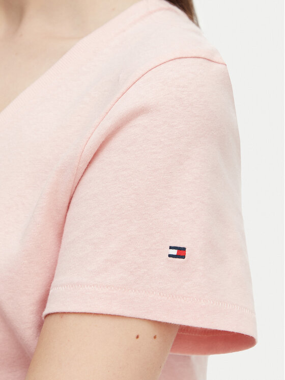 Tommy Hilfiger Tommy Hilfiger T-särk WW0WW48704 Heleроosa Regular Fit